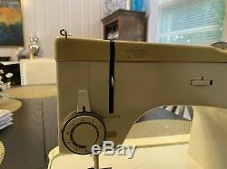 ELNA TSP 74C Heavy Duty Sewing Machine With Case Working