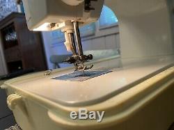 ELNA TSP 74C Heavy Duty Sewing Machine With Case Working