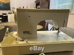 ELNA TSP 74C Heavy Duty Sewing Machine With Case Working