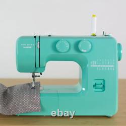 Electric Sewing Machine Arctic Teal Crystal Heavy Duty Metal Frame Easy To Use