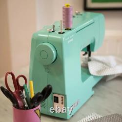 Electric Sewing Machine Arctic Teal Crystal Heavy Duty Metal Frame Easy To Use