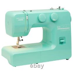 Electric Sewing Machine Arctic Teal Crystal Heavy Duty Metal Frame Easy To Use