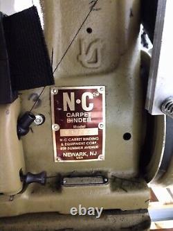 Extra Heavy-duty Sewing machine. NC Carpet Binder