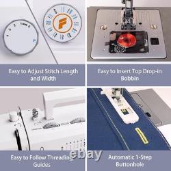 FEIYUE FYe350 Sewing Machine, Heavy Duty, 23 Stitches, Portable, Servo Motor