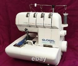 GLOBAL Heavy Duty 4 thread Overlocker Sewing Machine, Semi Professional model NEW