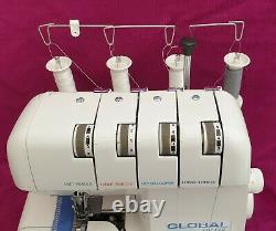 GLOBAL Heavy Duty 4 thread Overlocker Sewing Machine, Semi Professional model NEW