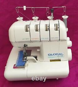 GLOBAL Heavy Duty 4 thread Overlocker Sewing Machine, Semi Professional model NEW