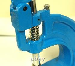 HAND PRESS HEAVY DUTY GROMMET MACHINE HOLE PUNCH 1000 GROMMETS # 3 & #4 Die