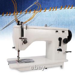 HEAVY DUTY INDUSTRIAL STRENGTH Sewing Machine UPHOLSTERY&LEATHER+WALKING FOOT US