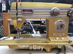 HEAVY DUTY WHITE SEWING MACHINE, All metal GEARS Model 765