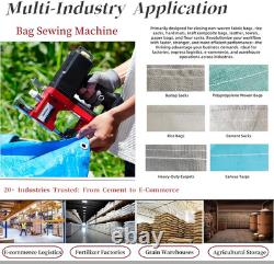 Heavy Duty Bag Sewing Machine for Woven & Non-Woven Fabrics 110V AC