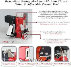 Heavy Duty Bag Sewing Machine for Woven & Non-Woven Fabrics 110V AC