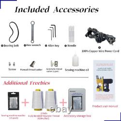 Heavy Duty Bag Sewing Machine for Woven & Non-Woven Fabrics 110V AC