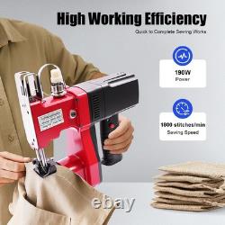 Heavy Duty Leather Sewing Machine Maximum thickness 6mm 15000rpm 190W 110v