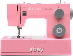 Heavy Duty Pink Sewing Machine 69 Stitches, Strong Motor & Accessories