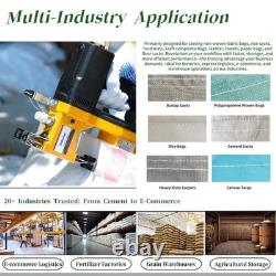 Heavy Duty Portable Sewing Machine for Bags, Woven Fabrics & Leather 110V AC