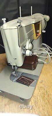 Heavy Duty SINGER 328K All Metal Leather Denim Canvas Poly Sewing Machine