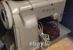 Heavy Duty SINGER 328K All Metal Leather Denim Canvas Poly Sewing Machine