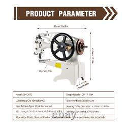 Heavy Duty Sewing Machine, Cast Iron, 500 Stitches/min, for Leather Canvas Shoes