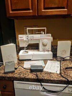 Heavy Duty Singer Solid State Model 93220 free arm Sewing machine with Pedal Cord