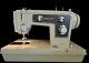 Heavy Duty Vtg Sears Kenmore Model 1303 Sewing Machine with Carry Case & Manual