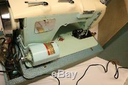 Housekeeper Deluxe vintage Japan Heavy Duty Zig Zag Sewing Machine with extras