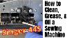 How To Clean Grease And Oil A Sewing Machine Singer 44s Heavy Duty Sewing Machine