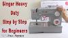 How To Operate A Singer Heavy Duty Sewing Machine