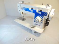 INDUSTRIAL STRENGTH HEAVY DUTY OMEGA SEWING MACHINE, 14 oz LEATHER WOW WOW