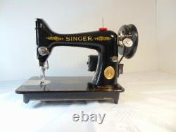 INDUSTRIAL STRENGTH HEAVY DUTY SINGER SEWING MACHINE 14 oz Leather WOW