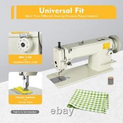 Industrial Leather Sewing Machine Heavy Duty Leather Fabrics Sewing Machine NEW