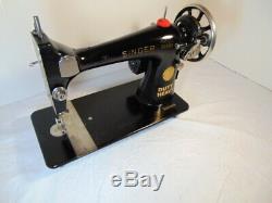 Industrial Strength HEAVY DUTY SINGER SEWING MACHINE 16 OZ LEATHER WOW WOW