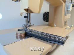 Industrial Strength Heavy Duty Omega Sewing Machine, Double Belting Wow