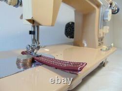 Industrial Strength Heavy Duty Omega Sewing Machine, Double Belting Wow