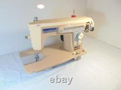 Industrial Strength Heavy Duty Omega Sewing Machine, Double Belting Wow