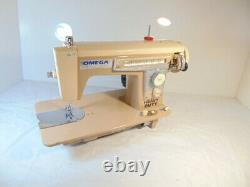 Industrial Strength Heavy Duty Omega Sewing Machine, Double Belting Wow