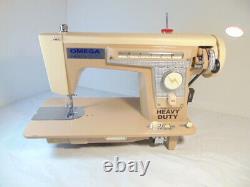 Industrial Strength Heavy Duty Omega Sewing Machine, Double Belting Wow
