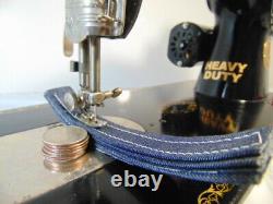 Industrial Strength Heavy Duty Singer 15-88 Sewing Machine, Double Belting Wow