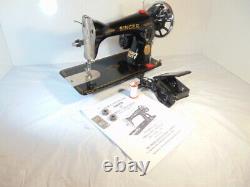 Industrial Strength Heavy Duty Singer 15-88 Sewing Machine, Double Belting Wow