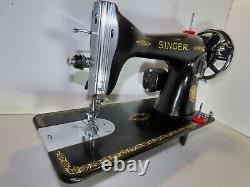 Industrial Strength Heavy Duty Singer 15-88 Sewing Machine Motor And Hand Crank