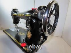 Industrial Strength Heavy Duty Singer 15-88 Sewing Machine Motor And Hand Crank