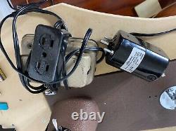 Industrial strength sewing machine heavy duty leather canvas upholstery etc