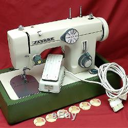 JANOME vintage Japan Heavy Duty Zig Zag Sewing Machine Serviced by 3FTERS