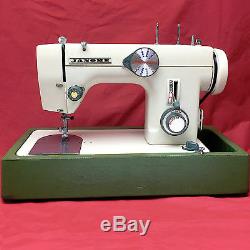 JANOME vintage Japan Heavy Duty Zig Zag Sewing Machine Serviced by 3FTERS