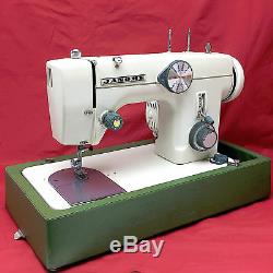 JANOME vintage Japan Heavy Duty Zig Zag Sewing Machine Serviced by 3FTERS