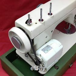 JANOME vintage Japan Heavy Duty Zig Zag Sewing Machine Serviced by 3FTERS