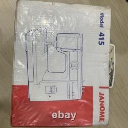 Janome 415 Sewing Machine BRAND NEW IN BOX Factory Sealed Unopen NIB Heavy Duty