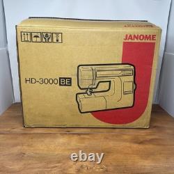 Janome HD3000 Black Edition Heavy Duty Sewing Machine + Deluxe Bonus Kit NOB