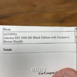 Janome HD3000 Black Edition Heavy Duty Sewing Machine + Deluxe Bonus Kit NOB