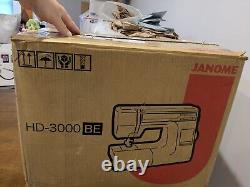 Janome HD3000 Black Edition Heavy Duty Sewing Machine New With Quilting Feet